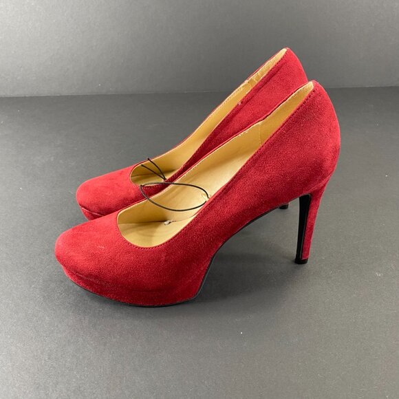 Chinese Laundry Red Pumps Size 6.5 - Picture 5 of 8